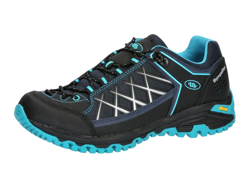 Brütting Women's Mount Root Cross Country Running Shoe, Navy Turquoise, 5 UK