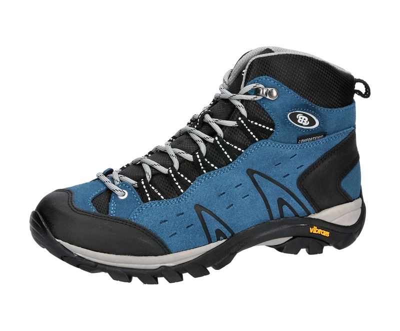 Bruetting Mount Bona High Trekking & Hiking Shoes, Blue, 4 UK