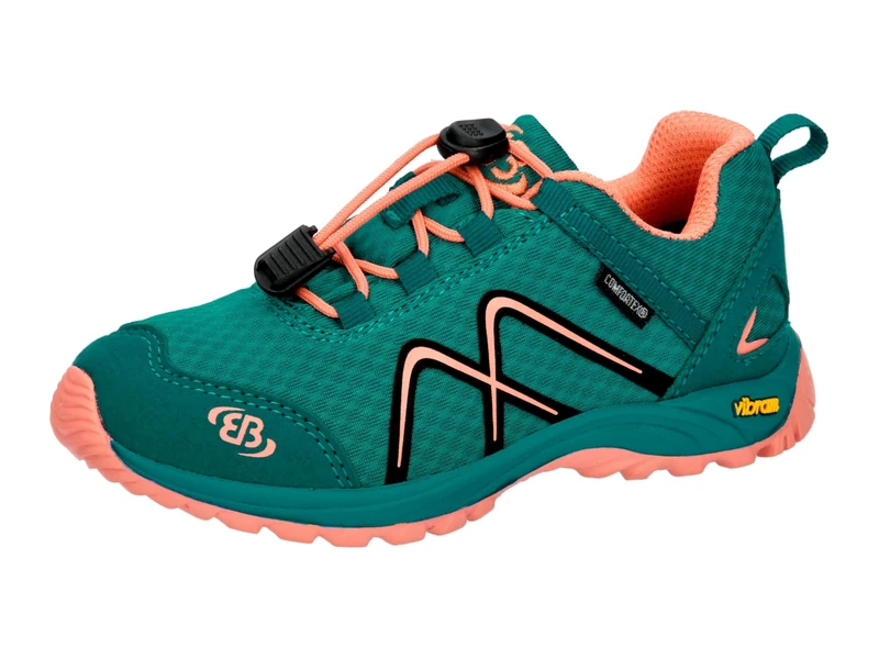Brütting Unisex Children's Guide Outdoor & Trekking Shoes, Petrol Salmon, 14 UK