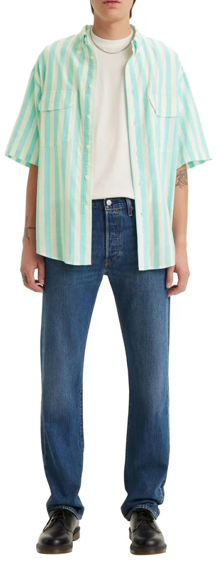 Levi's Men's 501 Original Fit Jeans, Mercy Me, 34W / 30L