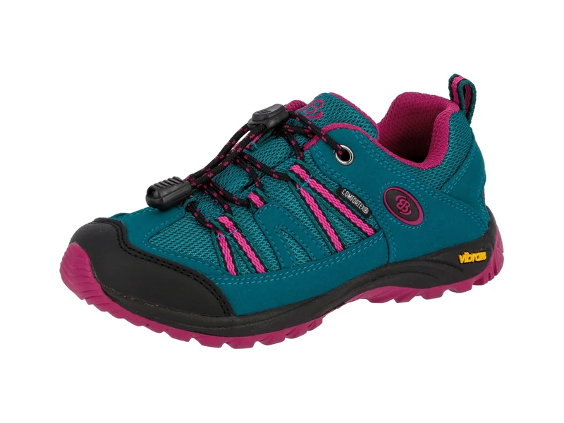 Brütting Ohio Low Cross Country Running Shoe, Turquoise Pink, 8 UK Child
