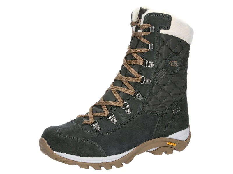 Brütting Women's Fenella Snow Boots, Anthracite beige, 4 UK