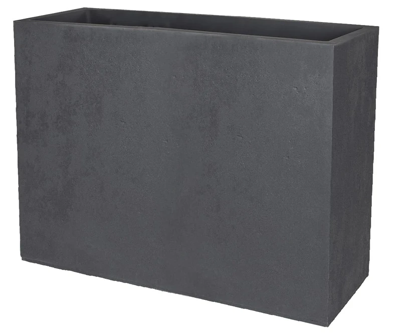 Pflanzen Kölle Basalt Loft L Planter, Anthracite Grey, Approx. 78 x 30 x H 60 cm