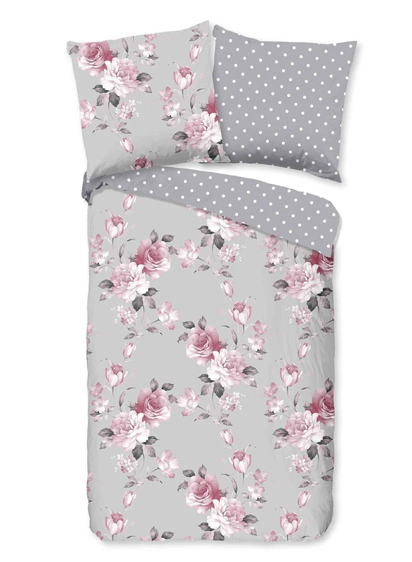 Single Duvet Cover 155 x 220 cm No. 30322 Grey - Image 1