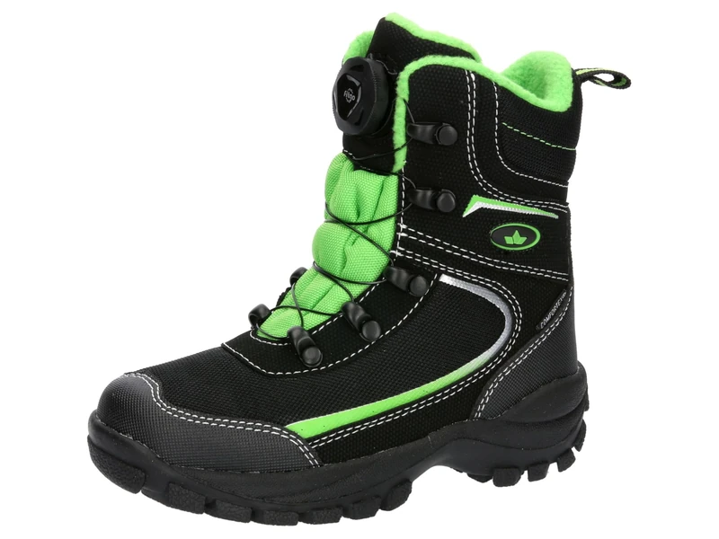 Lico Eskil Snow Boot, Black Lemon, 8.5 UK Child
