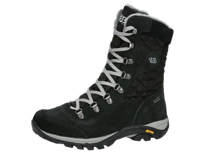 Brütting Women's Fenella Snow Boots, Black Grey, 7 UK