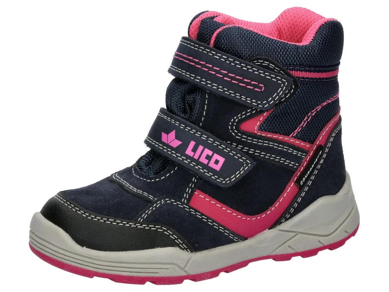 Lico Unisex Children's Kamala V Snow Boots, Navy Pink, 1.5 UK Child