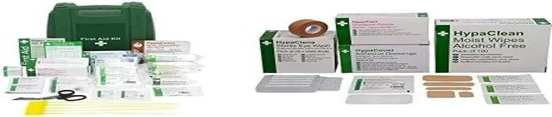 Safety First Aid Group EV Plus BS Workplace Kit SM with Extra Essentials Supersize Kit Bundle