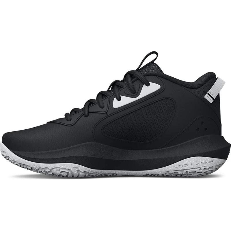 Under Armour Unisex UA Lockdown 6, Durable Trainers, Sports Shoes for Men and Women, Leather Upper Basketball Shoes