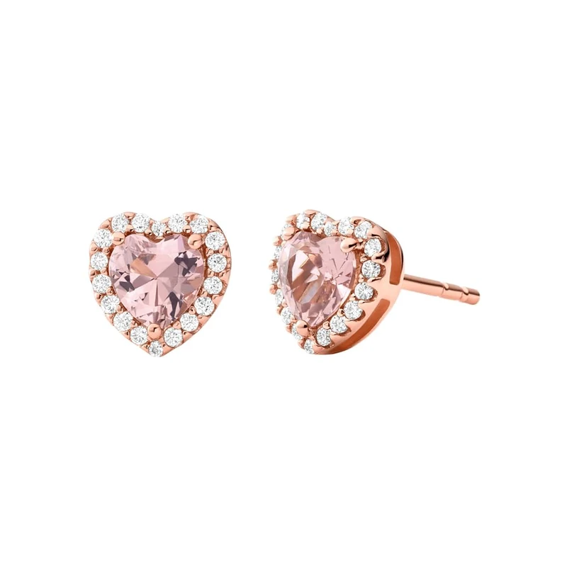 Michael Kors - Premium Earrings Rose Gold Tone Silver with Crystal for Women MKC1519A2791