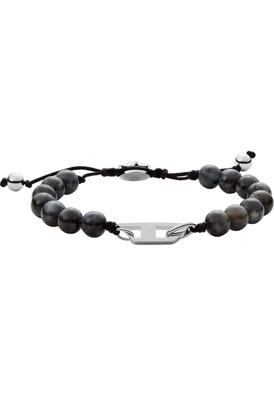 Diesel Bracelet for Men Beads, 170-250mm Multi Semi-Precious Bracelet, DX1339040