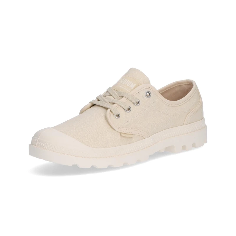 Palladium - Pampa Oxford Original - Men's and Women's Canvas Trainers - EVA Insole, Authentic Look, Vegan Friendly, Sahara, 6 UK