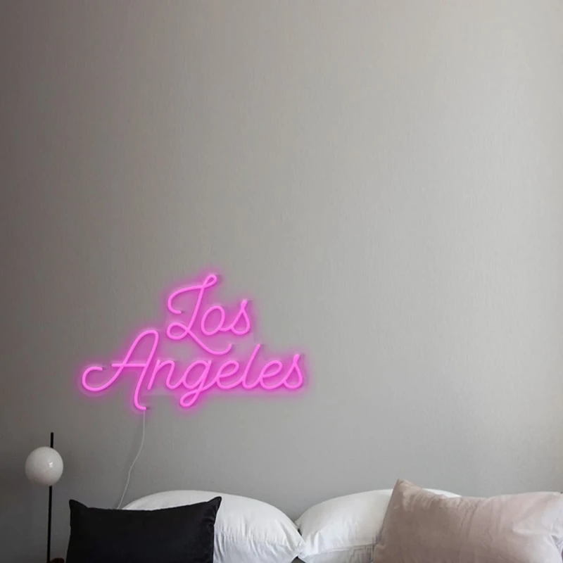 LED Signs LOS ANGELES 80 LIFESTYLE PINK