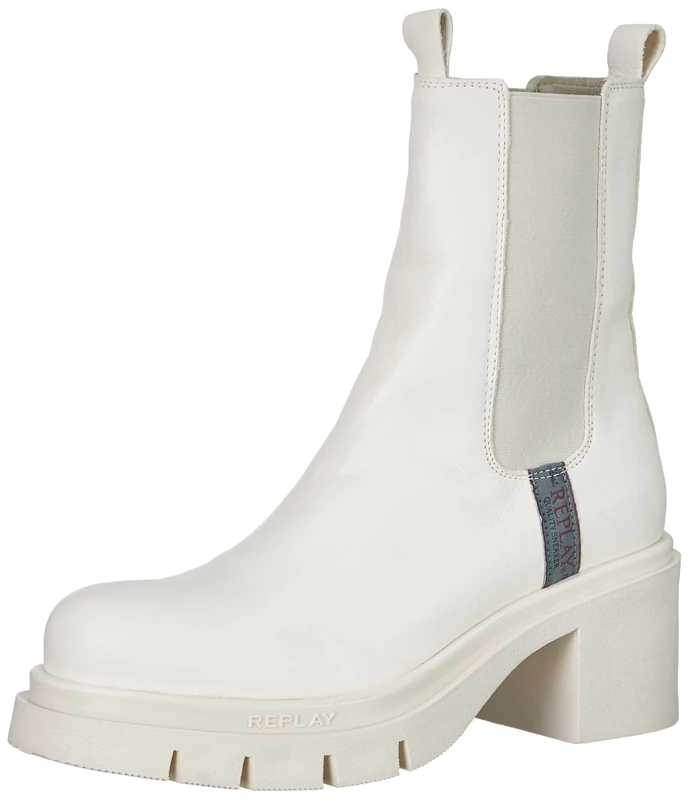 REPLAY Women's AVRYL DUAL Chelsea Boots, 1286MILK, 40 EU - Image 1