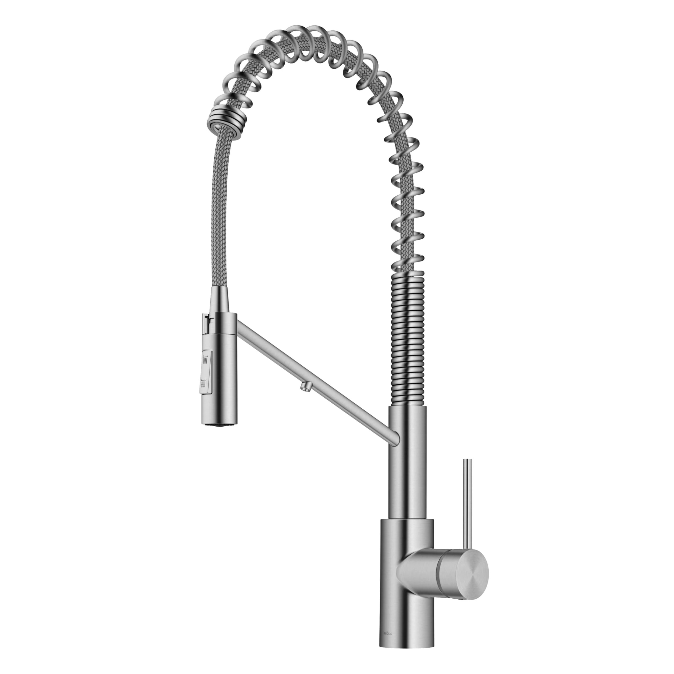 KRAUS Oletto 2-in-1 Commercial Style Pull-Down Single Handle Water Filter Kitchen Faucet for Reverse Osmosis or Water Filtration System in Spot-Free Stainless Steel, KFF-2631SFS