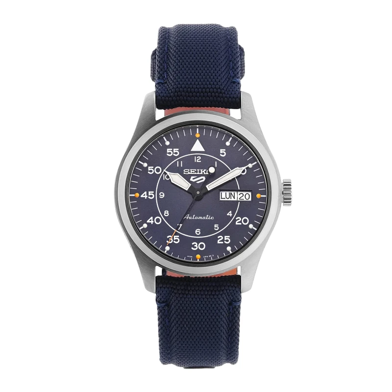 Seiko 5 Sports Military Kite SRPH31K1 Automatic, Blue Dial, Blue Bracelet