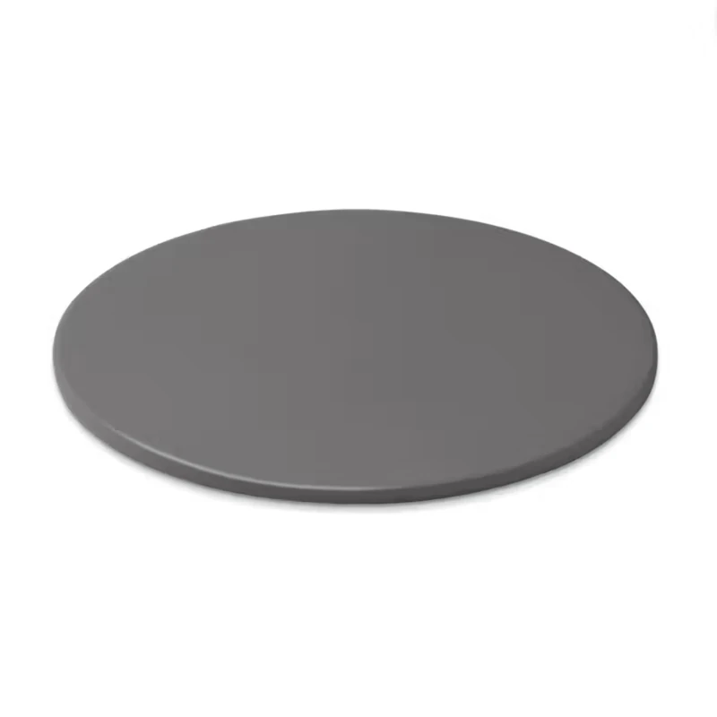 Weber Pizza Stone - Large (Ø 36cm), Glazed Cordierite BBQ Pizza Stone, Quick Heating & Heat Retention, fits All Grills (Charcoal from Ø 37cm, Gas, Pellet, Electric) - Black (18412)