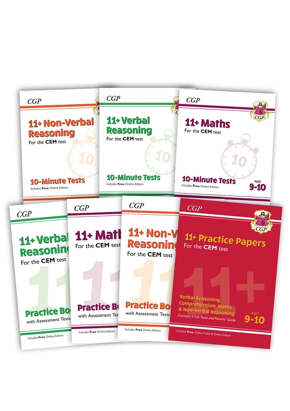 11+ CEM 7-book Practice Bundle for Ages 9-10