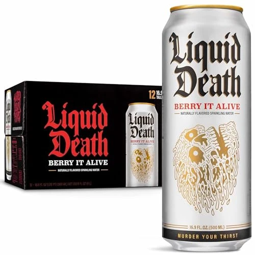 Liquid Death Sparkling Water Berry It Alive 202.8FO - Image 1