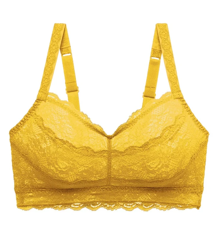 Cosabella Womens Say Never Super Curvy Sweetie Bralette, Serengeti Sun, XS