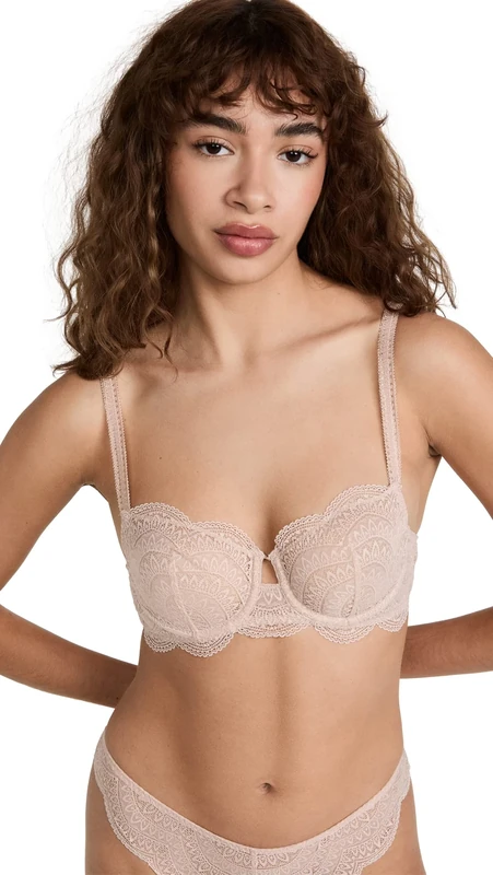 Simone Perele Women's Karma Demi Bra, Peau Rose, 34C