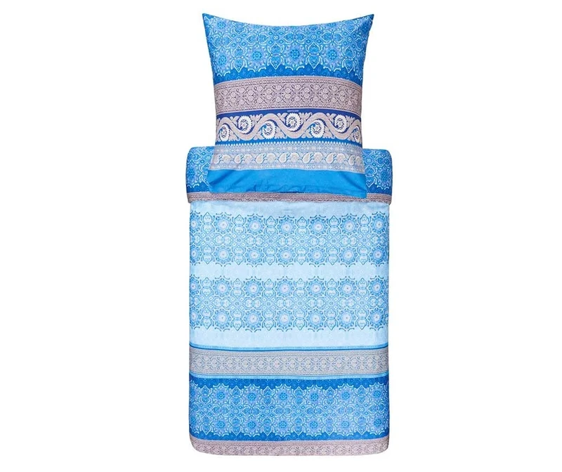 Bassetti Bed Linen, Cotton, Blue, 155 x 220 cm