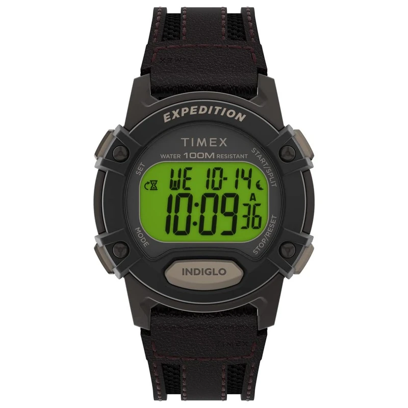 Timex Expedition CAT5 Men's 41mm Leather Strap Watch TW4B24500