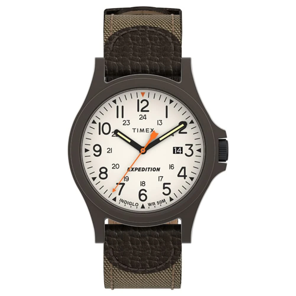 Timex Expedition Acadia Men's 40mm Leather Strap Watch TW4B23700