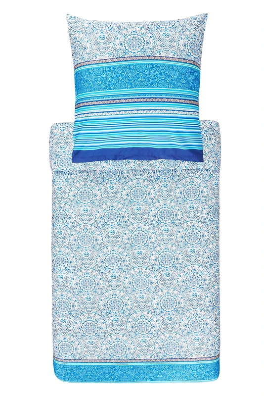 Bassetti Bed Linen Cotton Blue 135 x 200 cm 2
