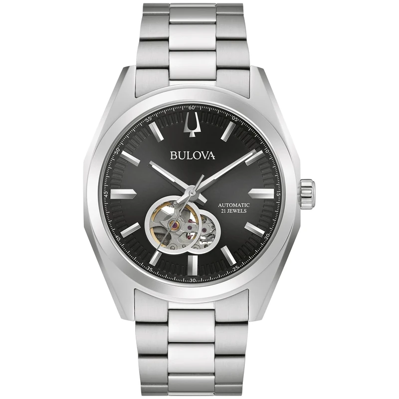 Bulova Mens Automatic Analogue Watch Surveyor - Image 1