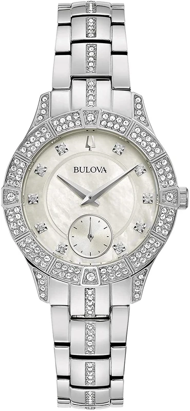 Bulova Men Analogue Quartz Watch with Stainless Steel Strap 96L291