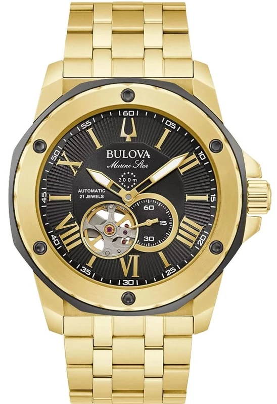 Bulova Mens Automatic Analogue Watch Marine Star