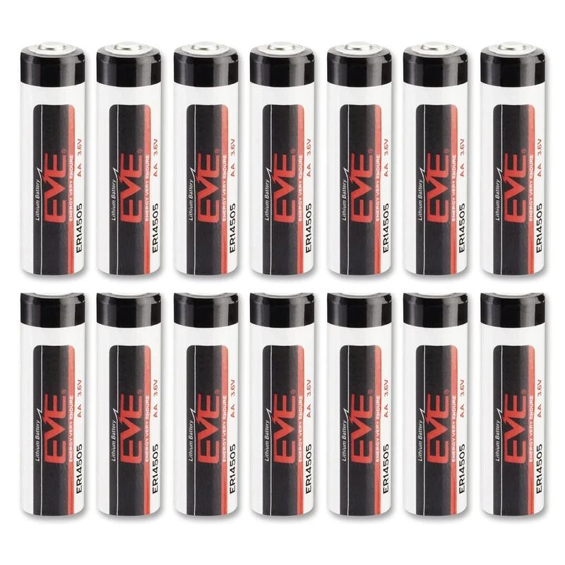16 EVE ER14505 LS14500 STD AA BATTERIES 3.6V BOBBIN CELL LiSOCl2 LITHIUM NEW