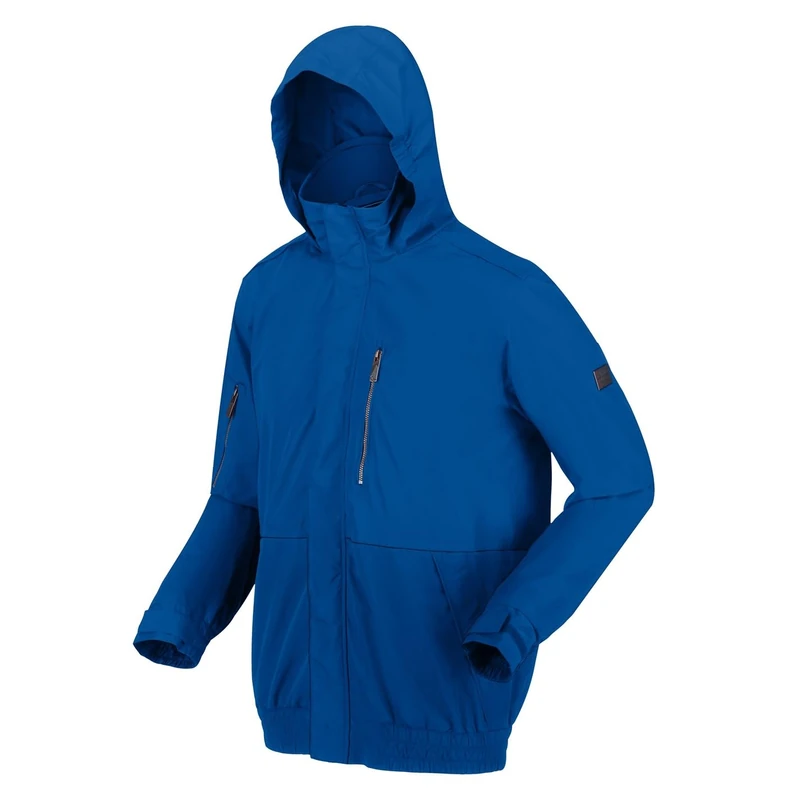 Regatta Feelding Waterproof Jacket Lapis Blue L Full Zip