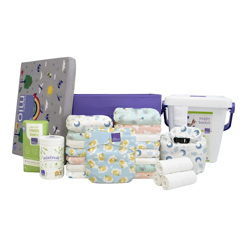 Bambino Mio, Miosolo Classic Reusable Nappies Complete Set, Dreamland