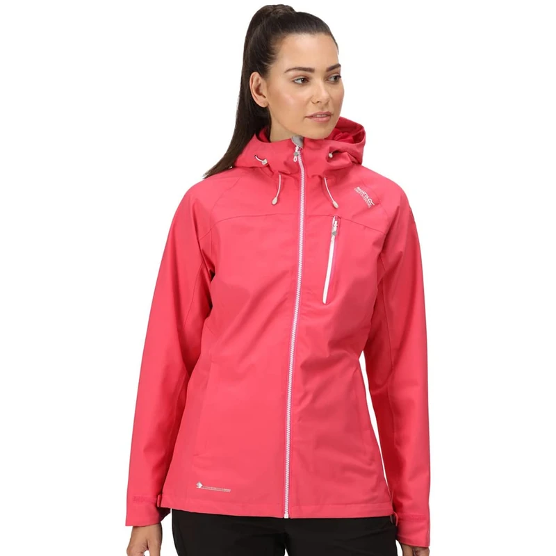 Regatta Womens Waterproof Jacket Long Sleeve Rethink Pink 14