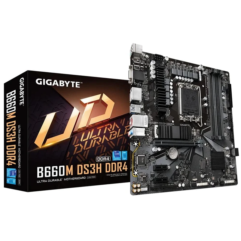 Gigabyte B660M DS3H DDR4 (Socket LGA1700) Micro ATX Motherboard