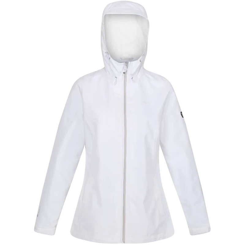 Regatta Women's Hamara Iii breathable taped seams mesh lined hooded jackets, waterproof shell, White, 36