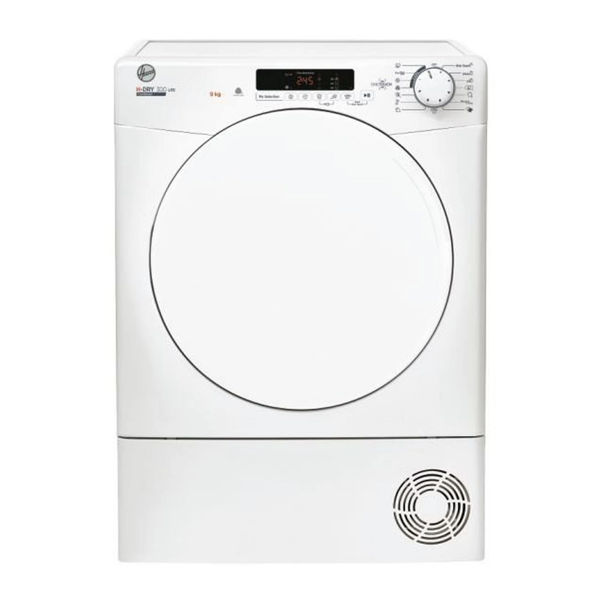 MyChoice Hoover HLEC9DF Condenser Tumble Dryer, 9kg, White, B Rated