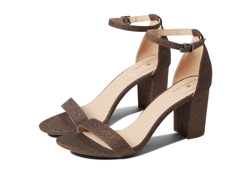 Bandolino Women's Armory Heeled Sandal, Bronze Glitter, 8 UK - Image 1