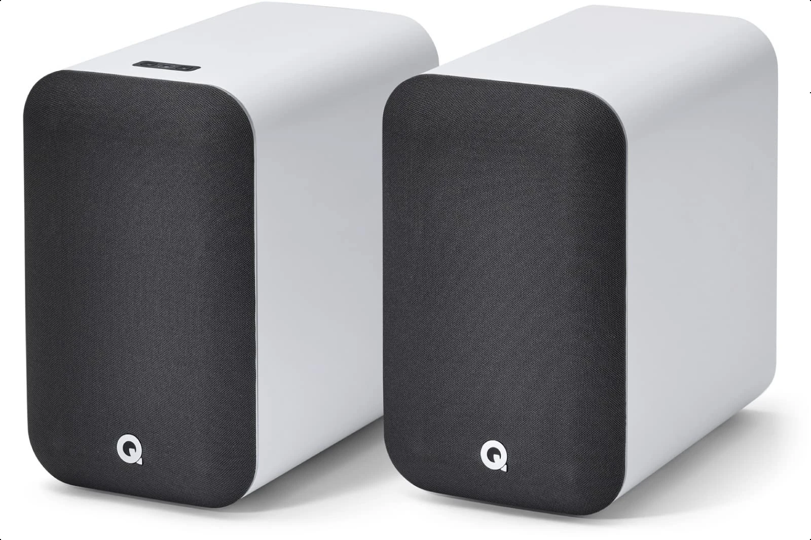 Q ACOUSTICS M20 Speakers Wireless Bluetooth HD Music System White - Tweeter 22mm, Mid Bass/Driver 125mm, Freq. Response 55Hz–22kHz, Crossover Freq. 2.4kHz - Powered Speakers