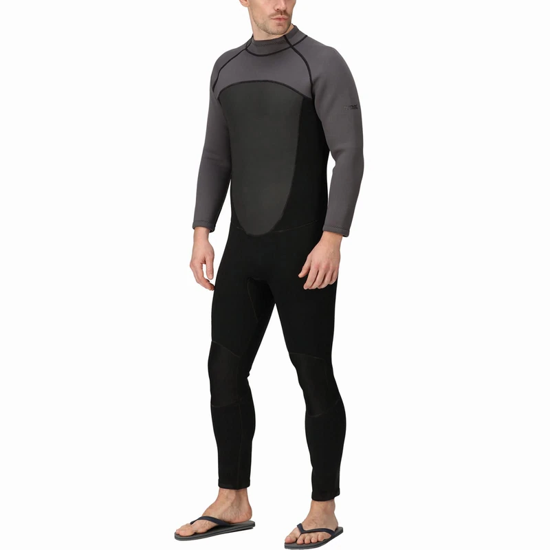 Regatta Unisex Full Wetsuit Black/Dark Grey M - Image 1