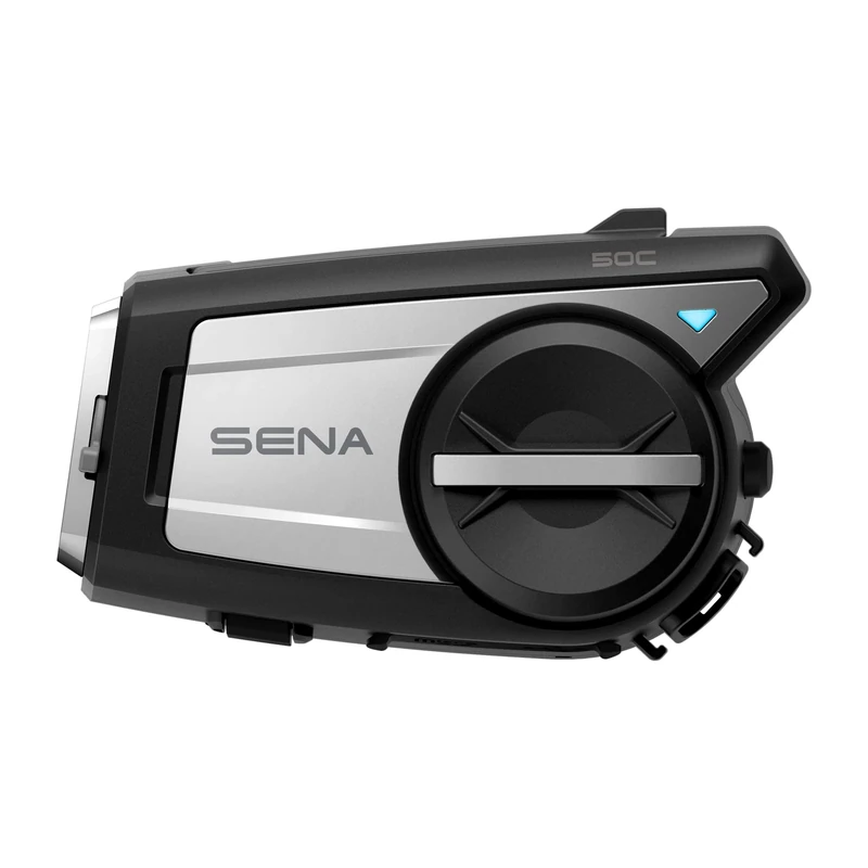 Sena 50C Motorcycle Communication & 4K Camera System w/Sound by Harman Kardon Integrated Mesh Communication Headset with Premium Microphone & Speakers