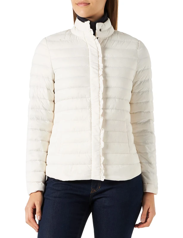 Naf Naf Women's BUPLUMA Large Parts, Ecru, 36