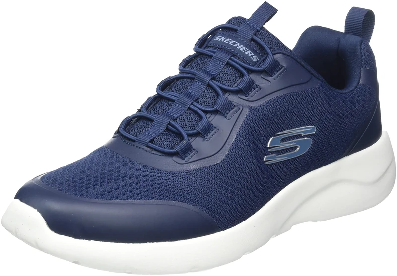 Skechers Men's Dynamight 2.0 Setner Sneaker, Navy Mesh/Synthetic/Trim, 10.5 UK