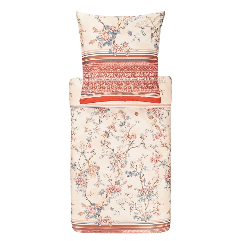 Bassetti Bed Linen, Cotton, Pink, 200 x 200 cm, 3