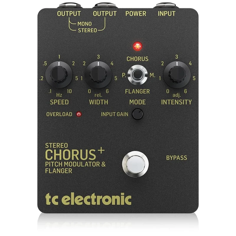 TC Electronic Stereo Chorus Flanger Pedal SCF GOLD - Image 1