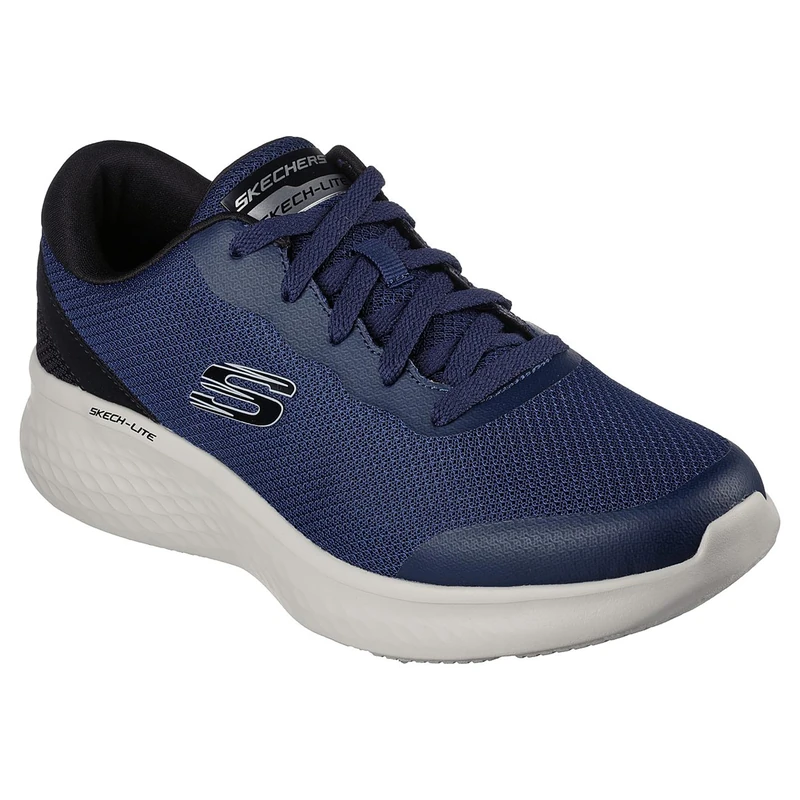 Skechers Men's Skech-LITE PRO Clear Rush Sneaker, Navy Black, 7.5 UK
