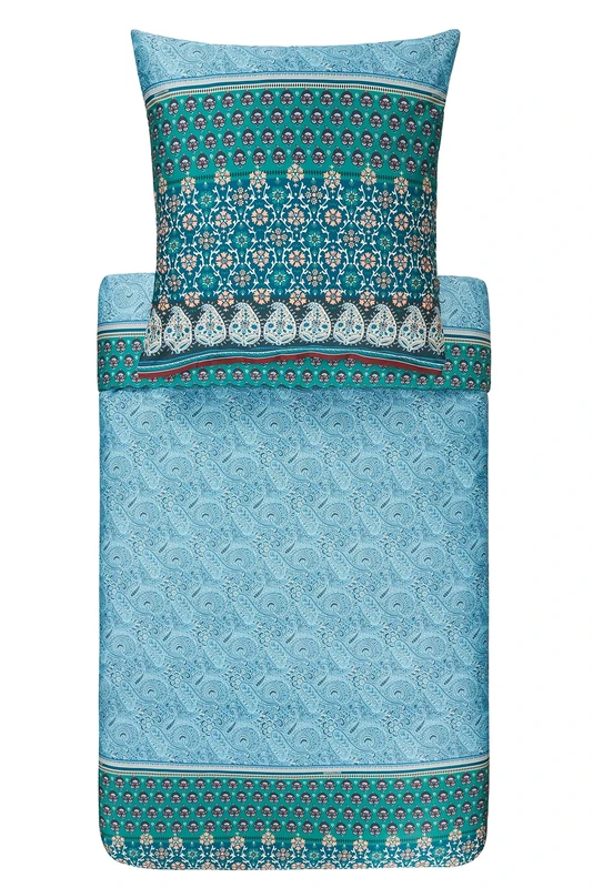 Bassetti Bed Linen, Cotton, Green, 135 x 200