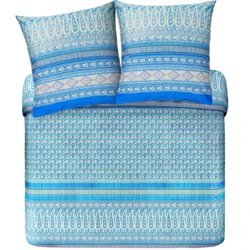 Bassetti Bed Linen, Cotton, Turquoise, 200 x 200